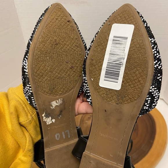 Rampage CONNOR Boho Pointed Toe Ankle Laced Flats - Picture 5 of 7